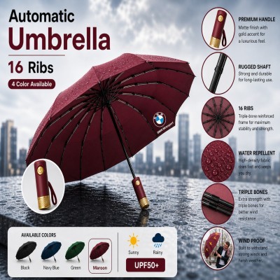 BMW Premium Umbrella (Maroon)