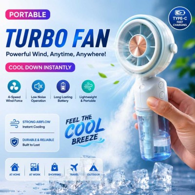 Rechargeable mini Handheld spray fan