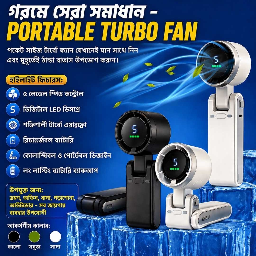 Turblo Fan Portable Turbo Fan || 1012
